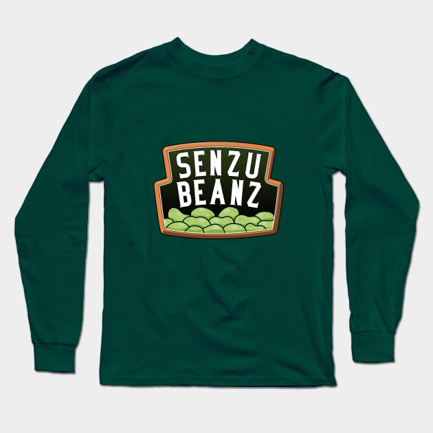 Senzu Beanz Long Sleeve T-Shirt by karlangas